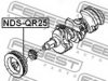 RENAU 12303JG30A Belt Pulley, crankshaft